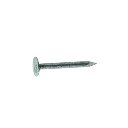 GRIP-RITE Roofing Nail, 7/8 in L, Steel, Electro Galvanized Finish, 11 ga 78EGRFG5